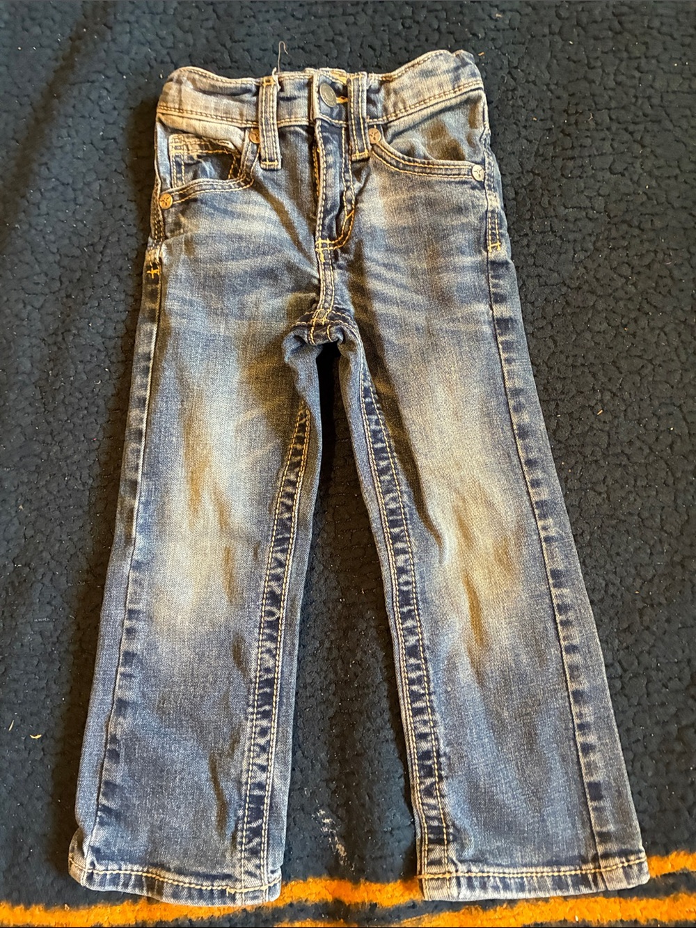 Wrangler Boys' Blue Straight Jeans